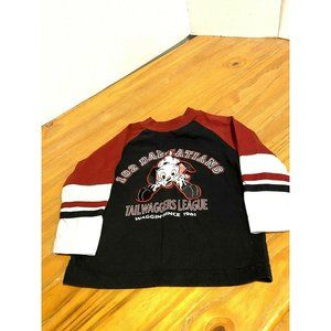 Disneys 102 Dalmations Boys Shirt Size 2T Long Sleeve Embroidered Graphic Dog